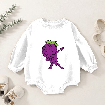 Discover Grape - DAB, dabbing, dance Baby Romper Sweatshirts