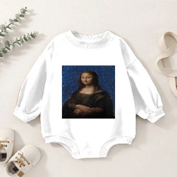 Discover Mona Lisa Baby Romper Sweatshirts