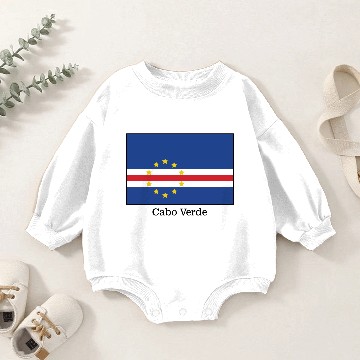 Discover Flags and countries Cabo Verde Baby Romper Sweatshirts