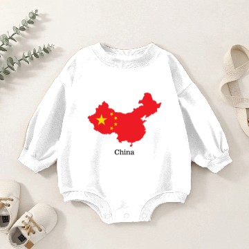 Discover Flags and countries China Baby Romper Sweatshirts