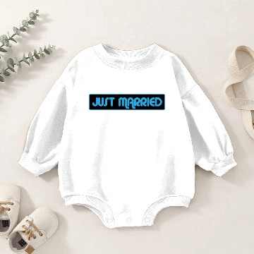 Discover Just Married Baby Romper Sweatshirts