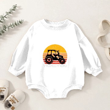 Discover TRACTOR PULLING DRIVING MY TRACTOR Baby Romper Sweatshirts
