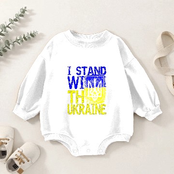 Discover I STAND WITH UKRAINE Baby Romper Sweatshirts
