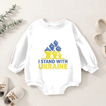 Discover i stand with ukraine - Support Ukraine Baby Romper Sweatshirts