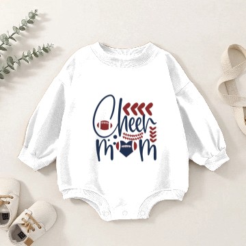 Discover Cheer mom Baby Romper Sweatshirts