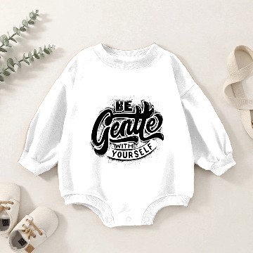 Discover Black Typographic design Baby Romper Sweatshirts