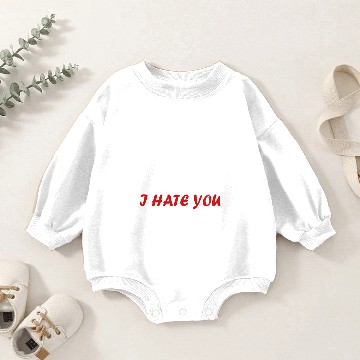 Discover GOOD GAME I HATE YOU Baby Romper Sweatshirts