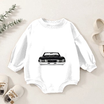 Discover 1968 Oldsmobile 442 Front Grill View With Year Baby Romper Sweatshirts