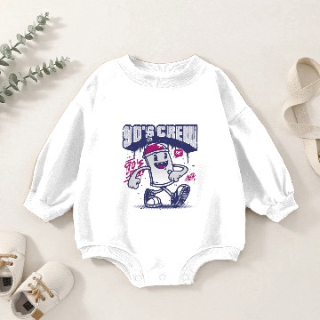 Discover 90s Crew Baby Romper Sweatshirts