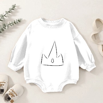 Discover crown symbol king queen kingdom Baby Romper Sweatshirts