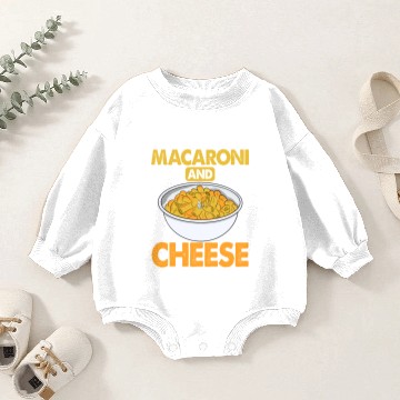 Discover Macaroni And Cheese Baby Romper Sweatshirts
