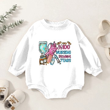 Discover Nursing Student Tears Baby Romper Sweatshirts