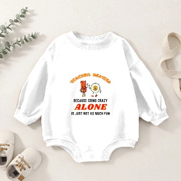 Discover Teacher Besties Funny Baby Romper Sweatshirts