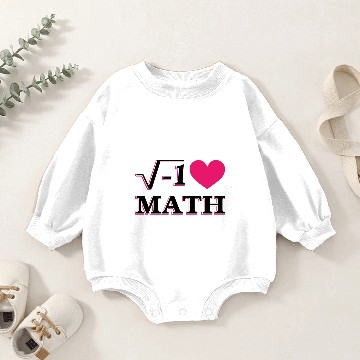 Discover I Love Math Baby Romper Sweatshirts