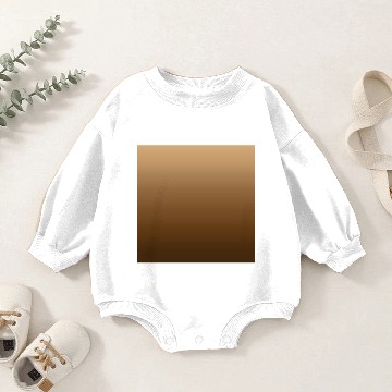 Discover Tan to Dark Brown Gradient Baby Romper Sweatshirts
