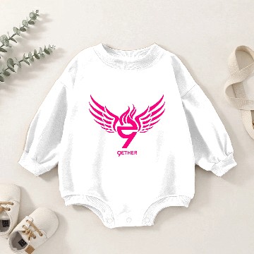 Discover 9ETHER Neon Pink Baby Romper Sweatshirts