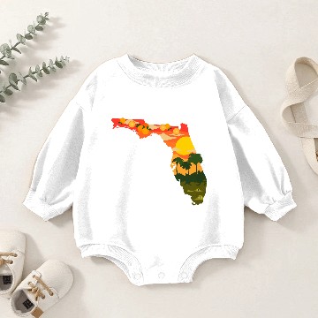 Discover Jacksonville Florida Baby Romper Sweatshirts