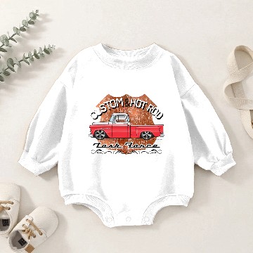 Discover Task Force Cardinal Red Baby Romper Sweatshirts