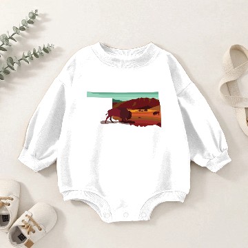 Discover Tulsa Oklahoma Baby Romper Sweatshirts