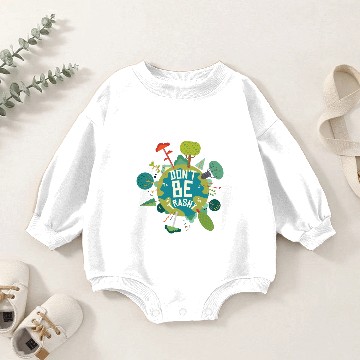 Discover Save The Earth Don't Be Trashy Baby Romper Sweatshirts