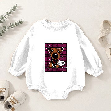 Discover screaming dog i'm fine Baby Romper Sweatshirts