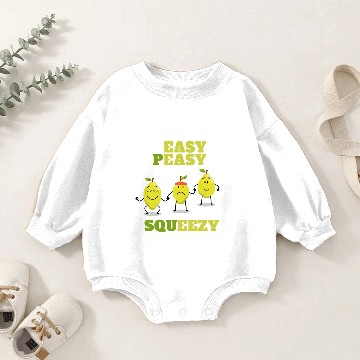 Discover EASY PEASY LEMON SQUEEZY Baby Romper Sweatshirts