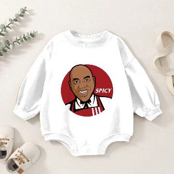 Discover Ainsley Harriott KFC Parody Baby Romper Sweatshirts