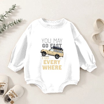 Discover i go everywhere Beige Baby Romper Sweatshirts