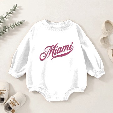 Discover Miami Florida Baby Romper Sweatshirts
