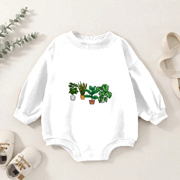 Discover Plants Dad Baby Romper Sweatshirts