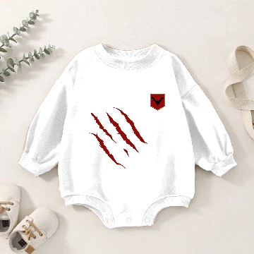 Discover MORBIUS Vampire Bat Scratch Typography Baby Romper Sweatshirts