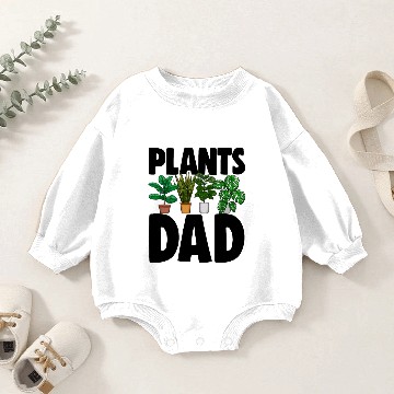 Discover Plants Dad Baby Romper Sweatshirts