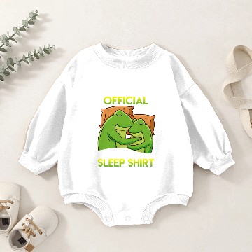 Discover Official sleep Baby Romper Sweatshirts Frog