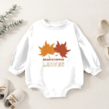 Discover heartstopper leaves Baby Romper Sweatshirts