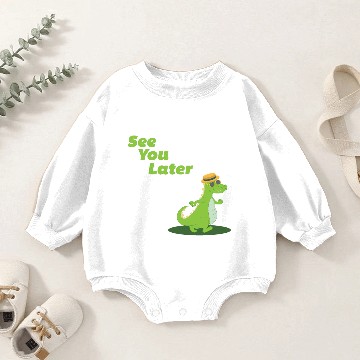 Discover See you later Alligator Baby Romper Sweatshirts