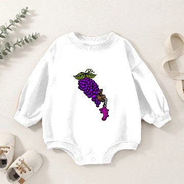 Discover Wine Drinker Grape Wine Lover Baby Romper Sweatshirts