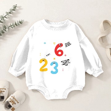 Discover Funny Math Joke Pun Design for Teachers Baby Romper Sweatshirts
