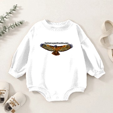 Discover Red Tail Hawk Baby Romper Sweatshirts