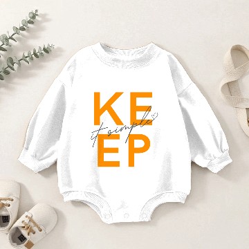 Discover Keep it simple Baby Romper Sweatshirts