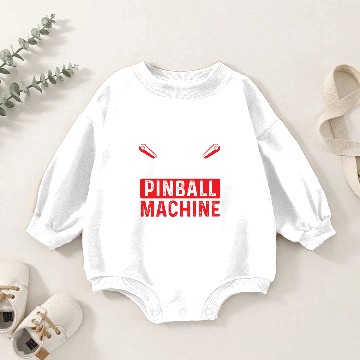 Discover Just One More Pinball Machine Multiball Pinball Baby Romper Sweatshirts