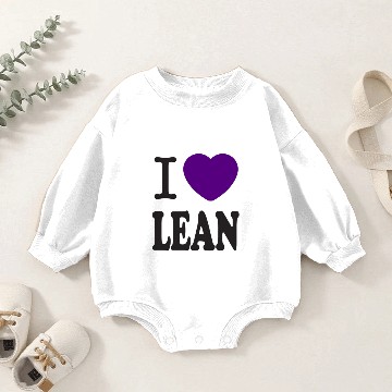 Discover I Love Lean Baby Romper Sweatshirts
