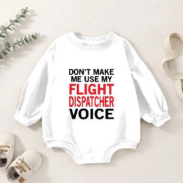 Discover Flight Dispatcher Voice Baby Romper Sweatshirts