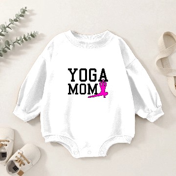 Discover yoga mom Baby Romper Sweatshirts