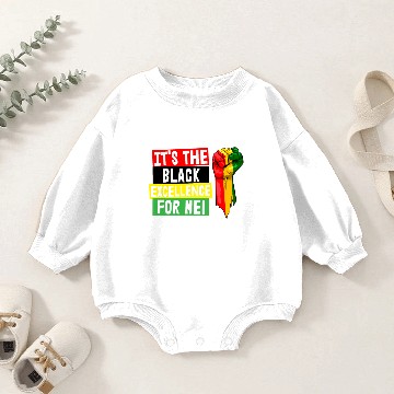 Discover It's The Black Excellence For Me Baby Romper Sweatshirts