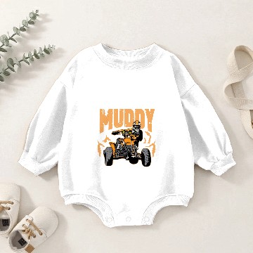 Discover Lets get Muddy Brave Person Gift Baby Romper Sweatshirts