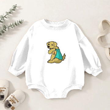 Discover I Love Dad Golden Retriever Baby Romper Sweatshirts