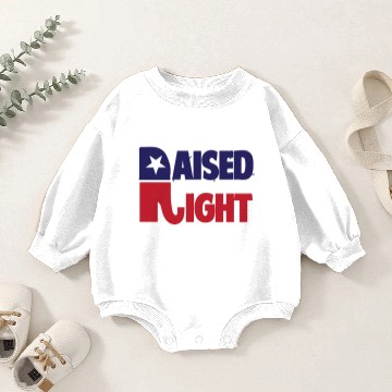 Discover RAISED RIGHT Baby Romper Sweatshirts