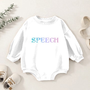 Discover Speech Therapy SLP Speech Language Pathologist Baby Romper Sweatshirts
