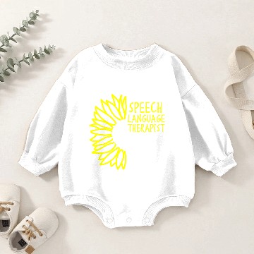 Discover Speech Therapy SLP Speech Language Pathologist Baby Romper Sweatshirts