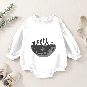 Discover Treeing Walker Coonhound Dog Dad Evolution Funny Baby Romper Sweatshirts